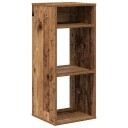 Bokhylle gammelt tre 34x31x80 cm konstruert tre