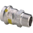 5 stk 18 mm x 3/4" Sanpress Inox G overgang