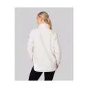 Johaug Women"s Fusion Pile Oversized Henley Tofu White XS