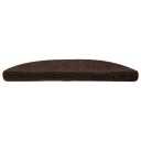 vidaXL Selvklebende trappematter 10 stk brun 56x17x3cm nålestempel