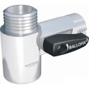 Ballofix® Tee m/avstegning 1/2" chrome