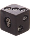 Dice With Death   Hodeskalle Terninger Svart 5 Pack