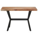 Spisebord 120x60x75 cm heltre med honningfinish 321545