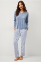 Ellos Collection Pyjamas i velur Blå