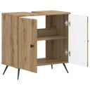 vidaXL Baderomsvaskeskap BREDA Artisan eik 59,5 x 31,5 x 59 cm