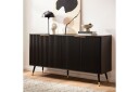 Skjenk Wohnling Foliert sponplate eikelook 150 cm 4 dører Moderne -