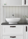 Hafa Eden Benkeplate 1200 1210x465 mm Mørkegrå steindekor