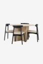 Venture Home   Bord Tyresö med stol Ven   Beige