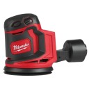Milwaukee Eksentersliper M18 BOS125-0 18V, Solo Ø125mm