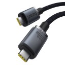 Baseus Fast Charging Cable Crystal Shine USB-C to USB-C 100W 1.5m 20Gb (black)