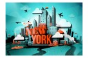 Fototapet Welcome New York 400x280 - Artgeist sp. z o. o.