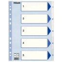 Register Esselte PP A4 1-5 Hvit