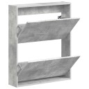 vidaXL Vegghengt skoskap ARNHEM 71 x 17 x 86 cm Konstruert tre