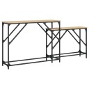  Stablebare konsollbord 2 stk sonoma eik konstruert tre 8721012195851