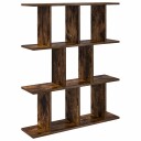 vidaXL Vegghylle Røkt Eik 80 x 20 x 96 cm Konstruert tre