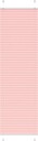  plisségardin Rosa 60x200 cm Stoff Bredde 59,4 Polyester