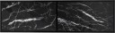  TV-benk svart marmor 140x40x40,5 cm herdet glass