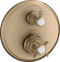 Axor Montreux Termostat, med 2 utløp For innbygging, Børstet Bronse