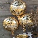 Santex Folieballong Happy Birthday Gull 8460 0-3