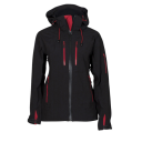 Tracker 7092 Dame Kontrastfarget Extreme Pro Shell, svart/rød, 1 stk., STK-709206 Black/Red S