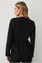 Ellos Collection - Blazer med peplum-design - Svart
