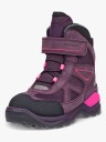 Ecco Snow Mountain Vintersko Barn Svart/Lilla Størrelse 28