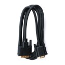 ELETRA DVI-I M - VGA M 2M KABEL, SVART