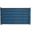 HAY Stripes and Stripes dørmatte 52x95 cm Blue