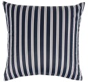 Borg Living Putetrekk 60x63 cm - 100 % myk bomullssateng - Stripe blue - Fra By Night
