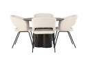 Venture Home Olivia Spisegruppe 110 cm Rund med 4 Day Stoler Mocca