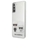 Karl Lagerfeld Karl&Choupette Mobildeksel for Samsung Galaxy S21+ Gjennomsiktig