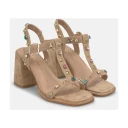 Alma EN Pena Dame Sko Beige 39 EU