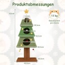 Northix Juleklatre Med Sisalstolpe Og Koselige Huler 162 cm