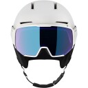 Skihjelm med fotokromisk visir Salomon OSMO Pro Sigma hvit 53-56 cm