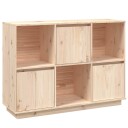 vidaXL Skjenk 110,5x35x80 cm heltre furu