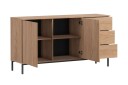Querty Skapkommode 150x80x41 cm   Svart