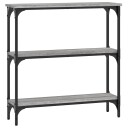  Konsollbord grå sonoma 75x22,5x75 cm konstruert tre 8720845419844