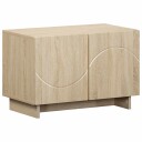 vidaXL TV benk 60 x 34.5 x 40 cm Sonoma eik Konstruert tre