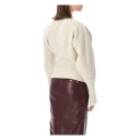 Alberta Ferretti Dame Strikkevarer Hvit M,
