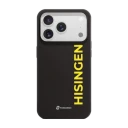 Phonecases3D iPhone 17 Pro BK Häcken komposterbart deksel, svart