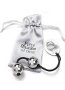 Fifty Shades of Grey Pleasure Balls i Sølv      - Sølv