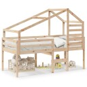 Høyseng med tak 80x200 cm heltre furu 8721102668722