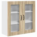  Kjøkkenskap med hylle Sonoma eik 80 x 31 x 80 cm Konstruert tre