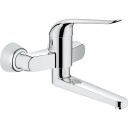 GROHE EUROECO SPECIAL SERVANTBATTERI FOR VEGGMONTERING 170MM KROM