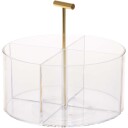 Mineas Spinning Organizer With Handle Transparent