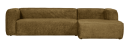 WOOOD Bean Corner Sofa Right Velvet spices
