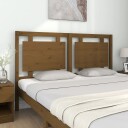 vidaXL Sengegavl honningbrun 155,5x4x100 cm heltre furu
