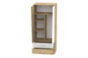 Nero Garderobe 80 cm - Natur/Hvit