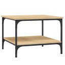  Salongbord sonoma eik 55x55x40 cm konstruert tre
