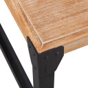 vidaXL Salongbord massivt akasietre 100x60x45 cm